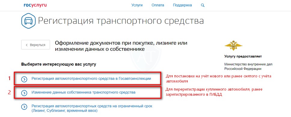 Порядок регистрации нового автомобиля