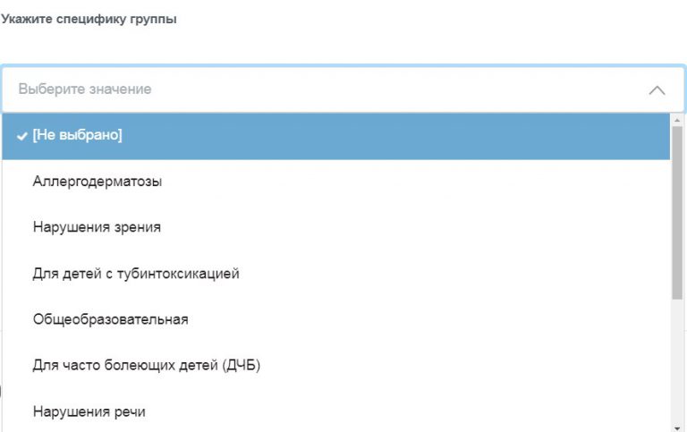 Подать заявление в детский сад через госуслуги. Укажите специфику группы. Специфика группы в детском саду госуслуги что это. Специфика группы в детском саду госуслуги что выбрать. Укажите специфику группы в детском саду госуслуги.